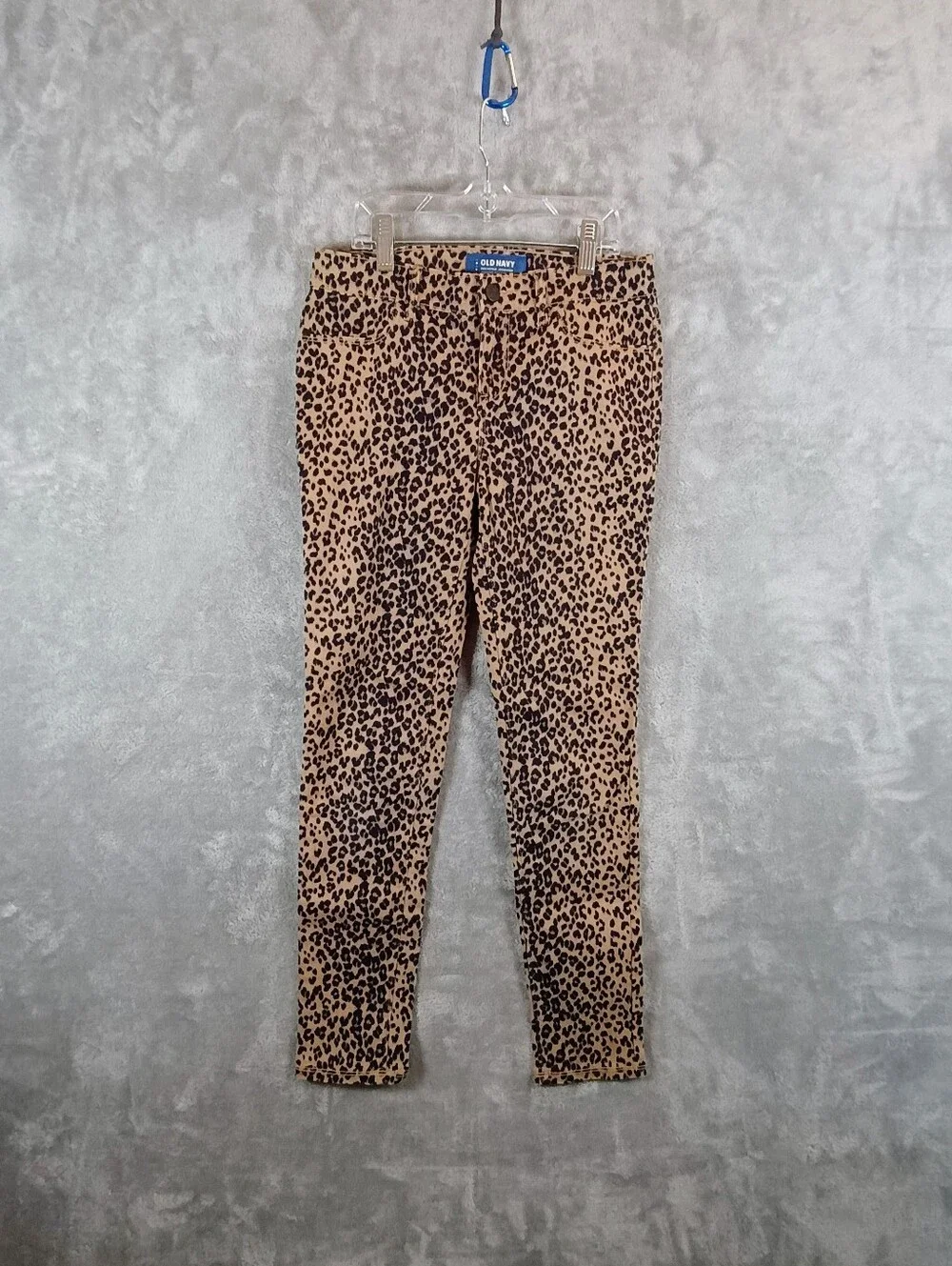 Girls Old Navy Leopard Print Rockstar Jeggings Size 12 Regular